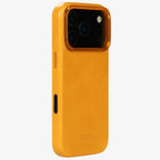 Yellow phone case with 'alto' branding on a white background