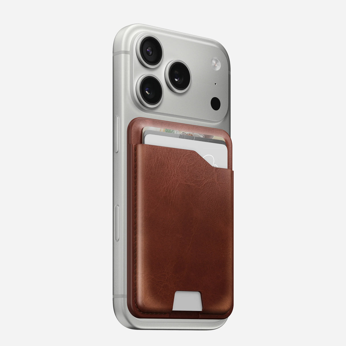 Leather Mag Wallet Find My Tracking