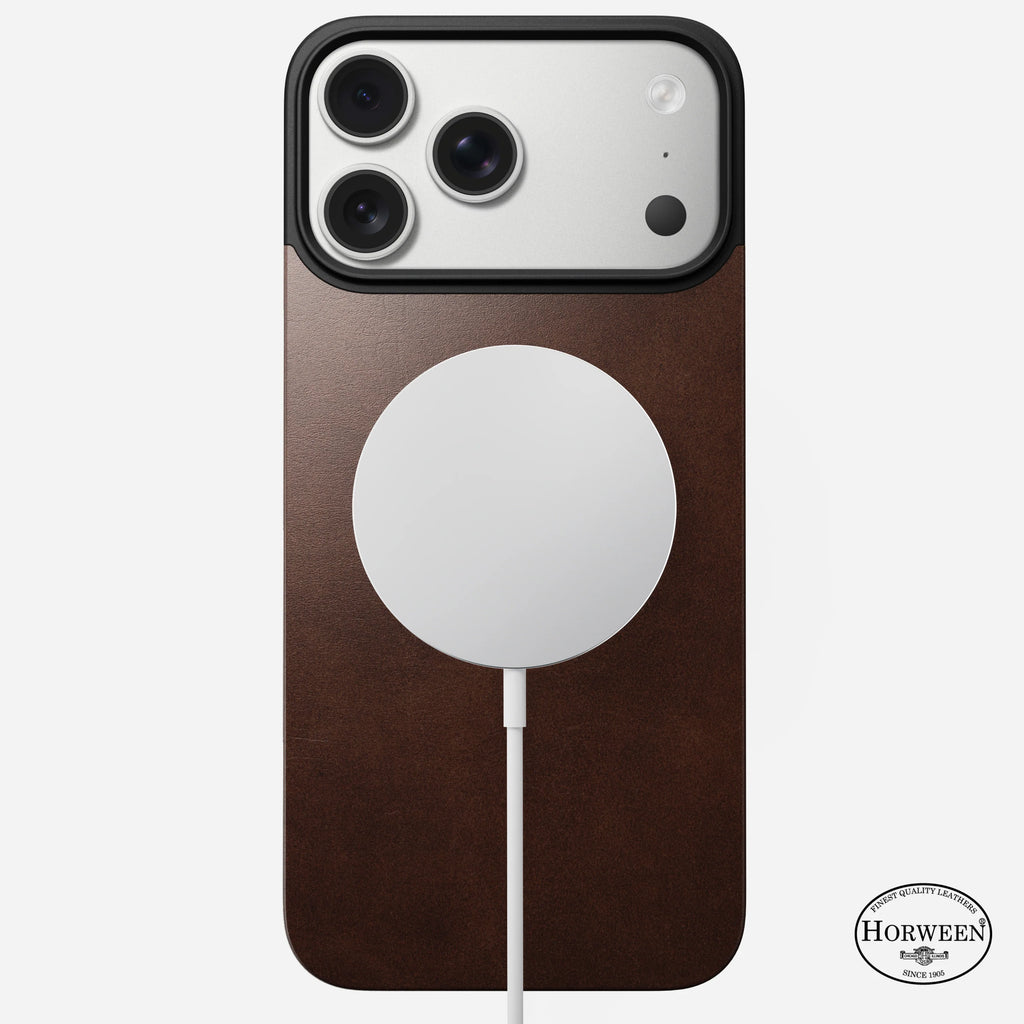 NOMAD Magnetic Leather Back for iPhone 17 Pro Series
