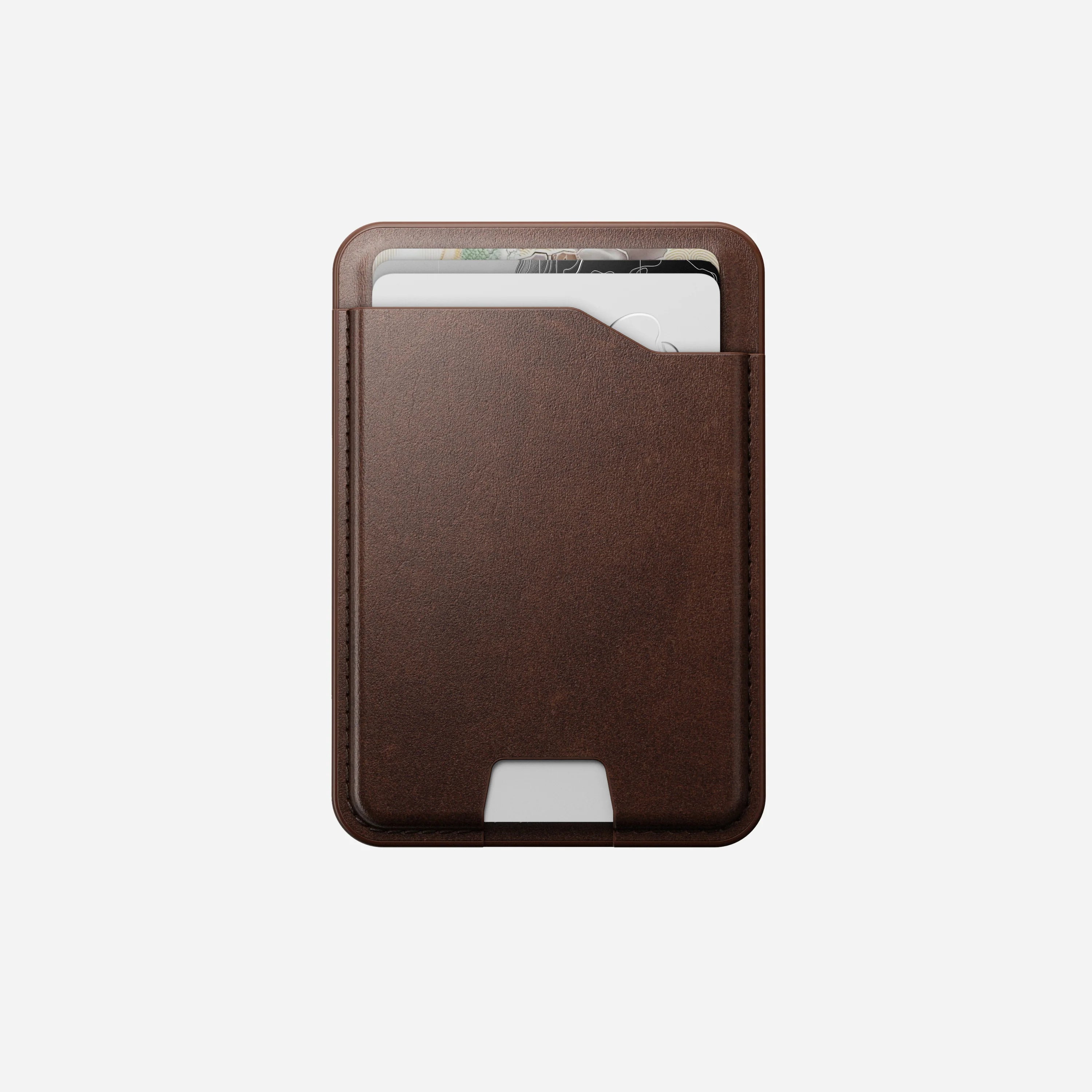 Leather Mag Wallet Find My Tracking