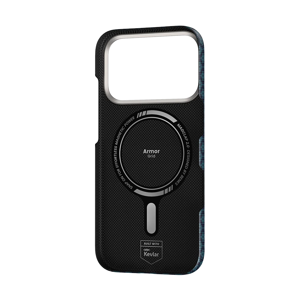 Benks ArmorGrid Air Beyond Blue Case built with Kevlar® for iPhone 18 Pro Max