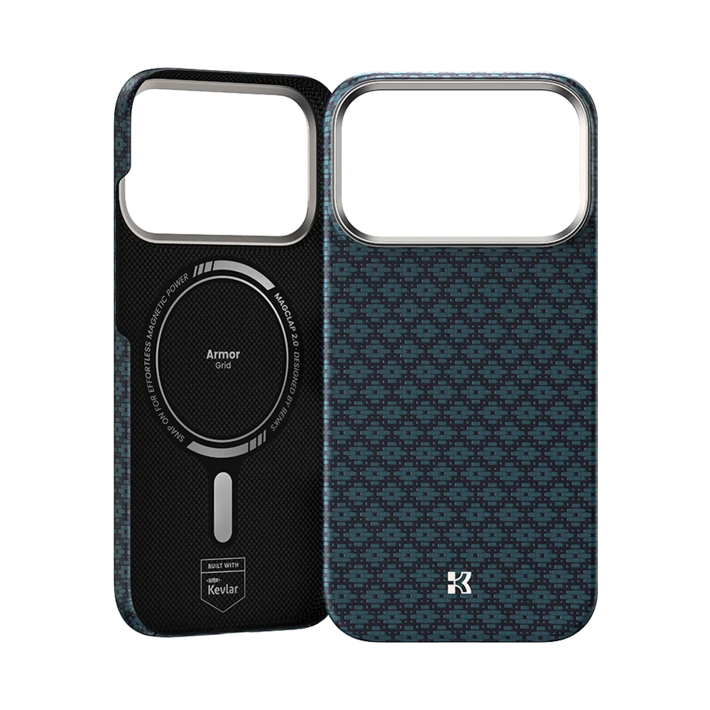 Benks ArmorGrid Air Beyond Blue Case built with Kevlar® for iPhone 18 Pro Max