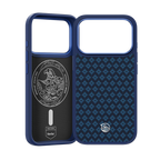 Benks ArmorGrid Pro Beyond Blue Case built with Kevlar® for iPhone 18 Pro