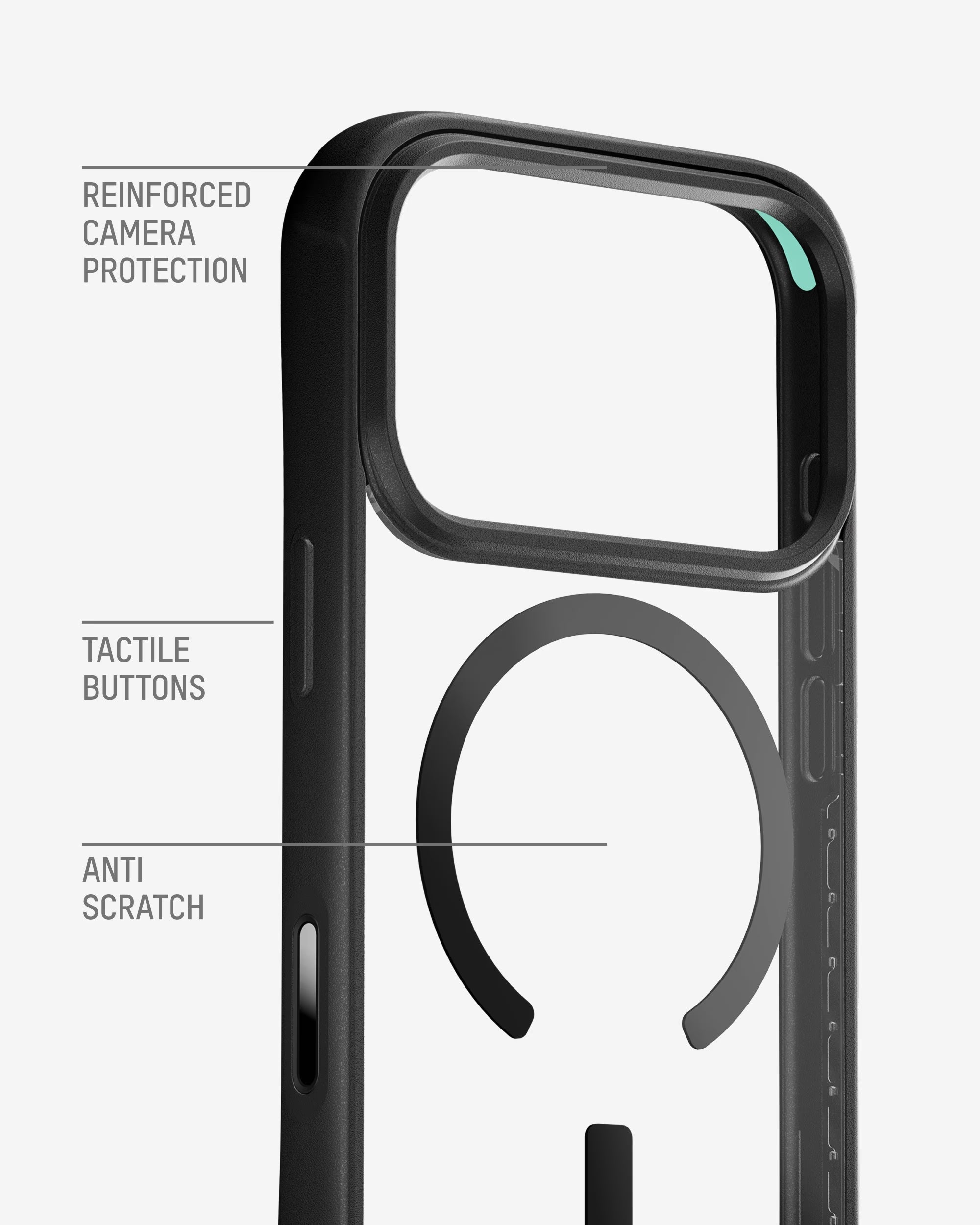 Mous Clarity MagSafe Protective Clear Case for iPhone 17 Pro Series