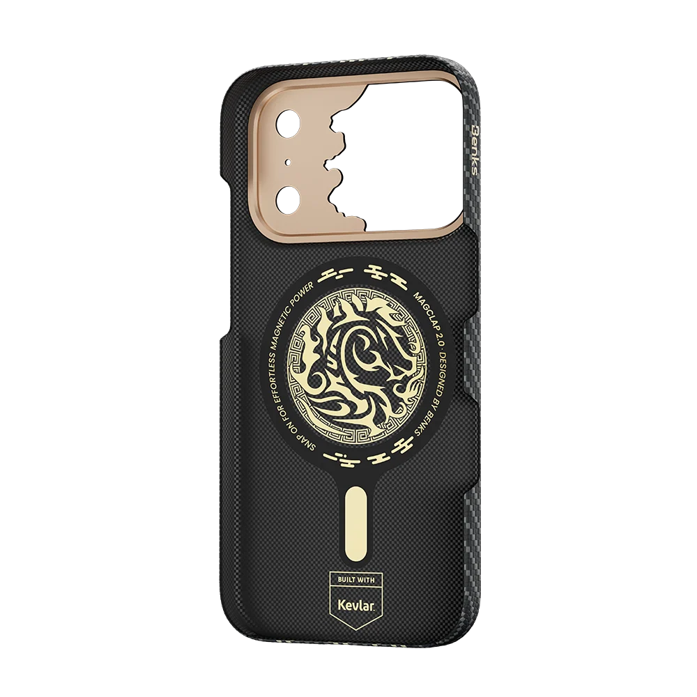 Benks Knight Air Black Case built with Kevlar® for iPhone 18 Pro Max