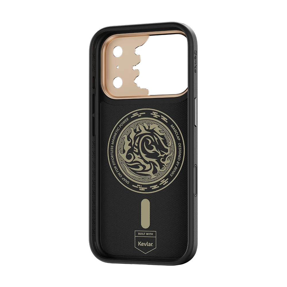 Benks Knight Pro Black Case built with Kevlar® for iPhone 18 Pro