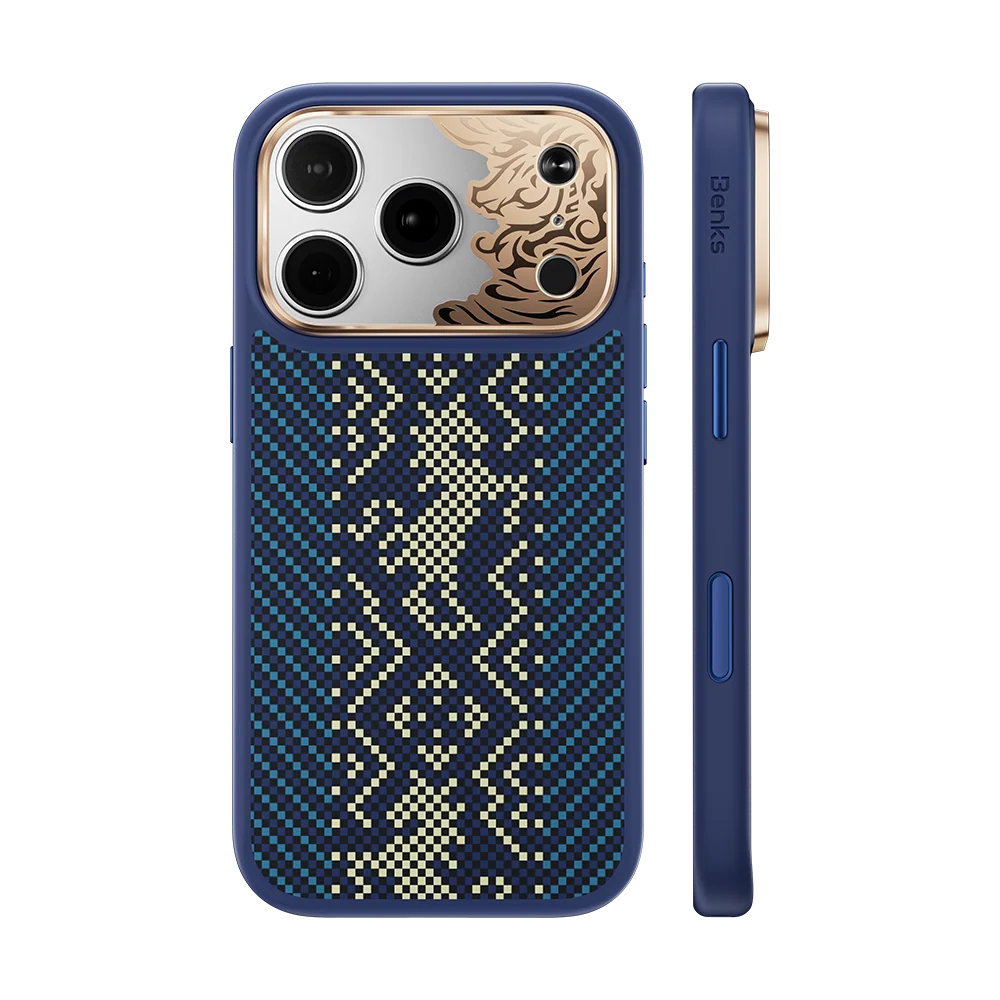 Benks Knight Pro Blue Case built with Kevlar® for iPhone 18 Pro