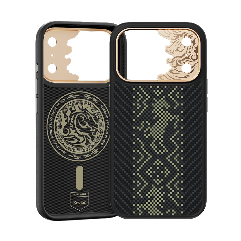 Benks Knight Pro Black Case built with Kevlar® for iPhone 18 Pro