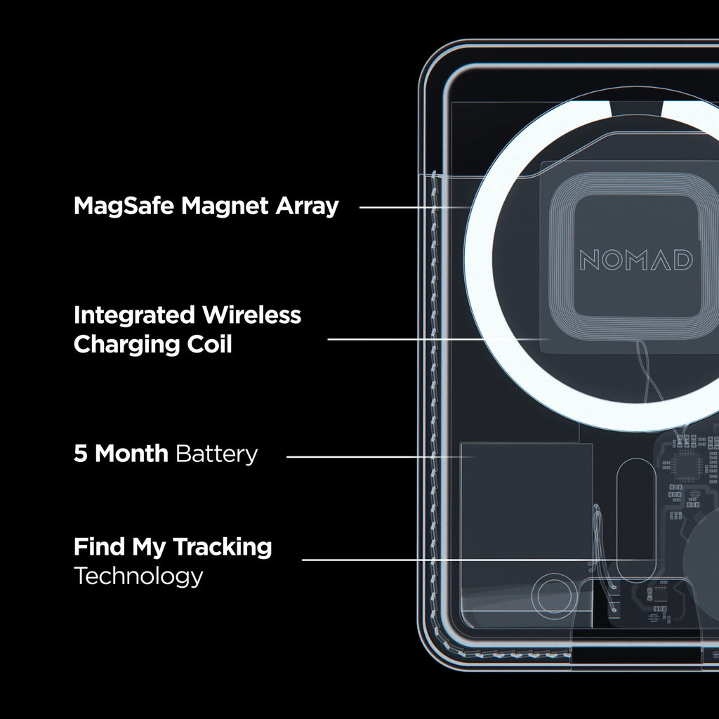 Leather Mag Wallet Find My Tracking